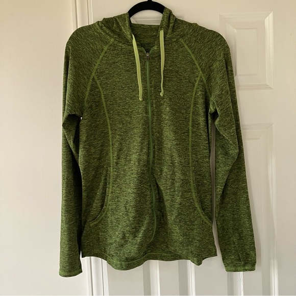 Patagonia Sweaters - Patagonia Women's Green Seabrook Full-Zip Hoodie (Medium)